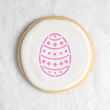 Easter Egg Cookie Stencil - Durable  Reusable Mylar Stencils