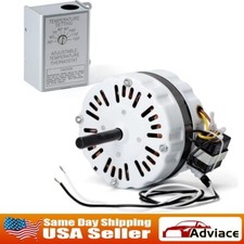 35407 Attic Fan Motor 58033 Adjustable Thermostat Switch Kit For F0812b3146