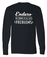 Enduro Race Sport Long Sleeve T-Shirt Dirt Bike Racing Racer Christmas Gift
