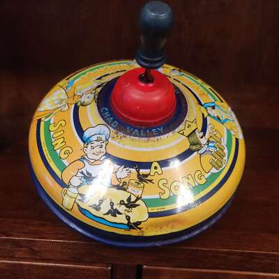 Vintage 1950s Chad valley spinning top