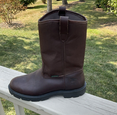 Georgia Boot Homeland 11'' Waterproof Wellington G113 Size 8.5 W Dark Brown 04-22