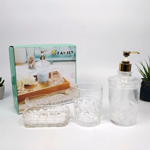 Soap Dispenser Liquid Bathroom Hand Wash Shower Gel Shampoo Toothbrush Holder