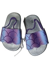 Swiggles Toddler Girl's Mermaid Sandals Elastic Heel Strap Size: 5/6 NWOT