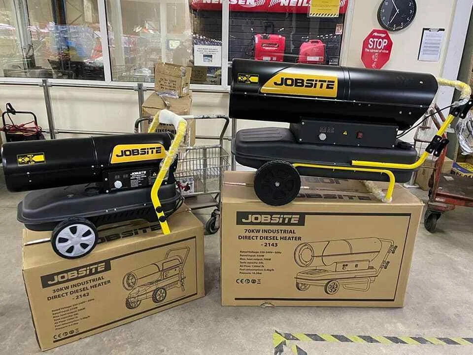 Diesel Space heater with thermostat NEW Jobsite 30kw CT2142 | eBay