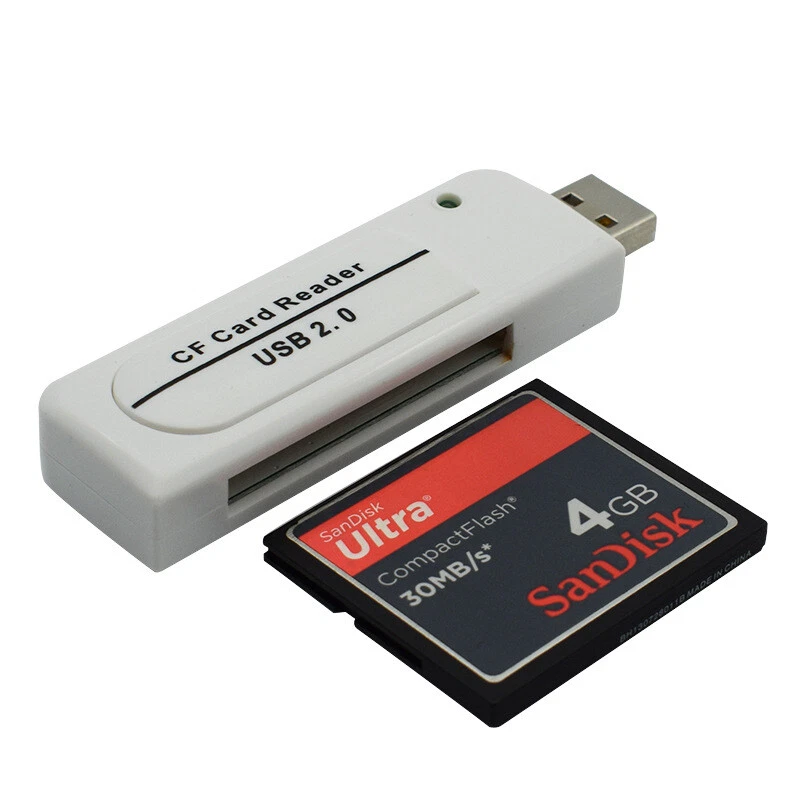 CF CompactFlash Card Type I & II Reader High Speed CF Card Writer Adapter - Image 4 of 4