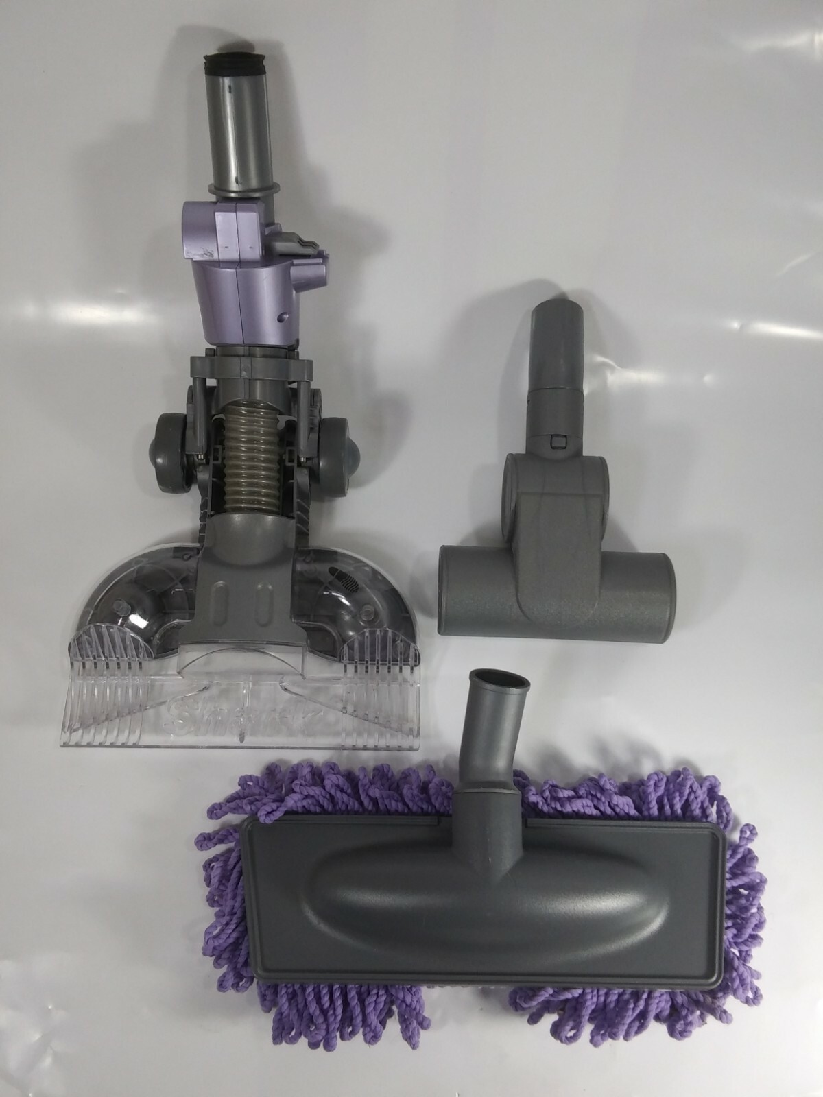 Shark Vacuum Attachments Lot of 3 – Hard Floor, Upholstery, Crevice Tools-image