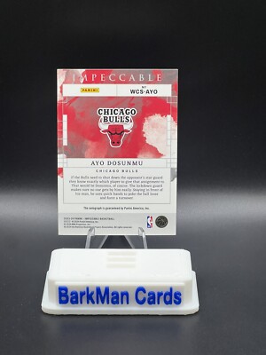 2023-24 Panini Impeccable - Watercolor Signatures Ayo Dosunmu #WCS