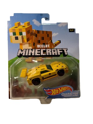 Hot Wheels 2020 Minecraft Gaming Character Cars -Ocelot Model (7/7
