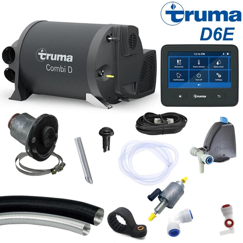 TRUMA D6E GEN 2 COMBI BOILER WITH INET X DIESEL & 240V ELECTRIC WATER HEATER