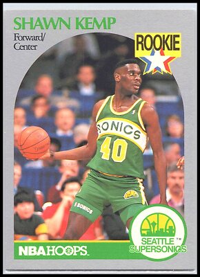 1990 Hoops Team Night Seattle SuperSonics #279 Shawn Kemp