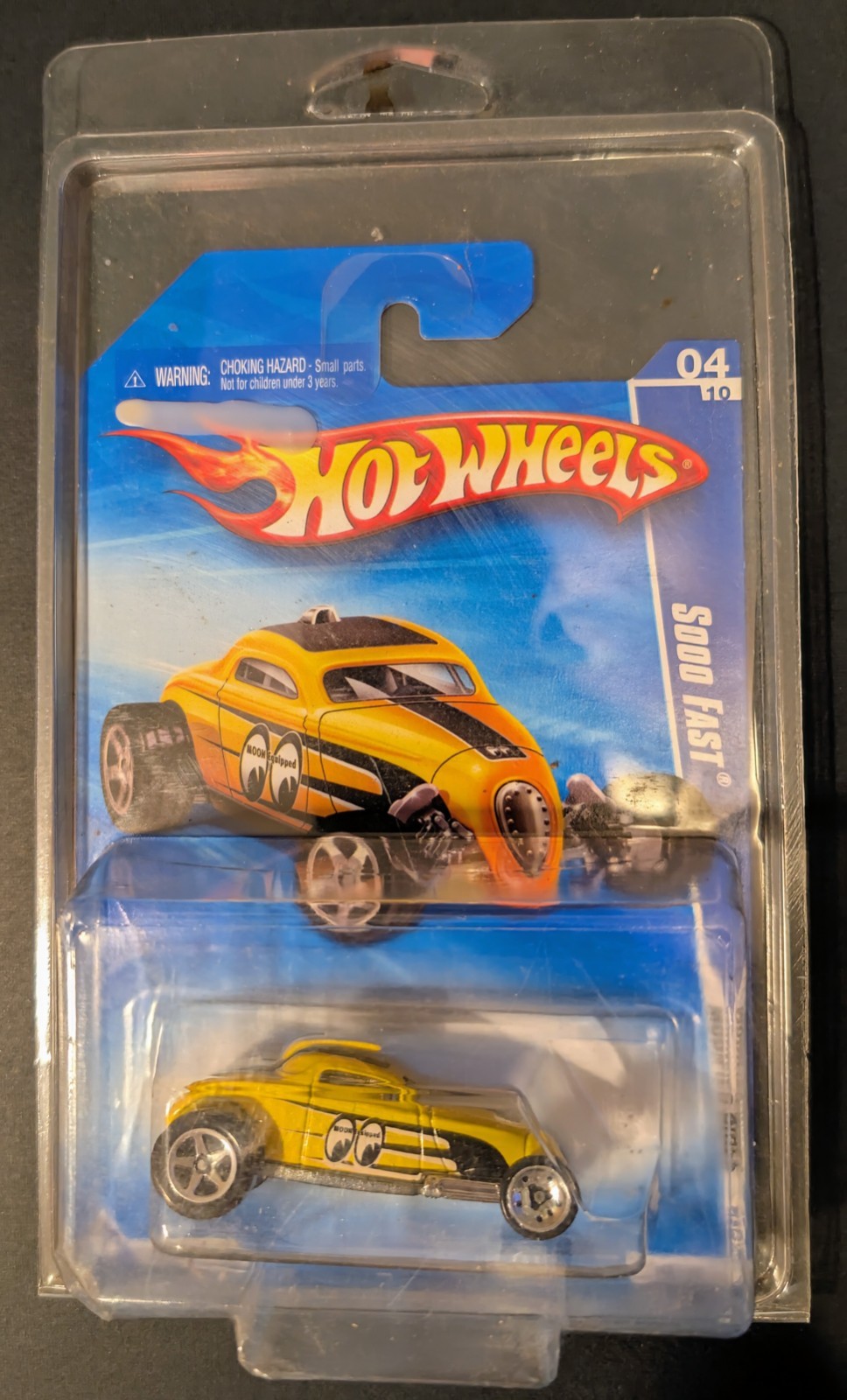 Hot Wheels 2009 Modified Rides #160 Sooo Fast MoonEyes Yellow