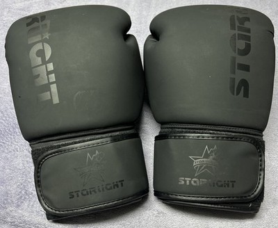 STARLIGHT Boxing Gloves Men Women Sparring Training 16 ounce Black