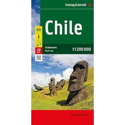 Chile Road Map 1:1.200.000, freytag & berndt -  NEW Freytag & Bernd 2025