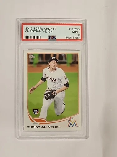 2013 Topps Update CHRISTIAN YELICH #US290 PSA 9