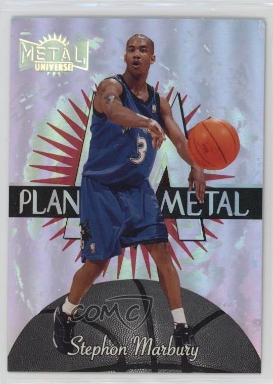 1997-98 Metal Universe Planet Metal Stephon Marbury #5PM 06bg