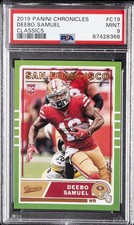 2019 PANINI CHRONICLES CLASSICS #C19 DEEBO SAMUEL ROOKIE RC PSA 9