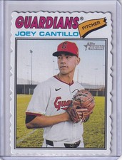 2026 Topps Heritage Deckle Edge #251 Joey Cantillo Cleveland Guardians