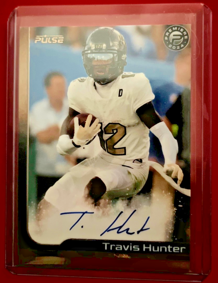 PSA AU 2024 Will Poulter 1/1 直筆サインカード 2024 Pulse Premiere Travis Hunter Bronze On-Card Autograph #'ed 17