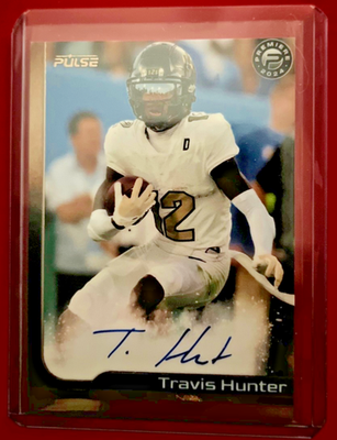 PSA AU 2024 Will Poulter 1/1 直筆サインカード 2024 Pulse Premiere Travis Hunter Bronze On-Card Autograph #'ed 17