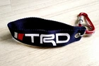 TRD TOYOTA Keychain Fabric Embroidered Keyring Tag Car Collectible New Gift