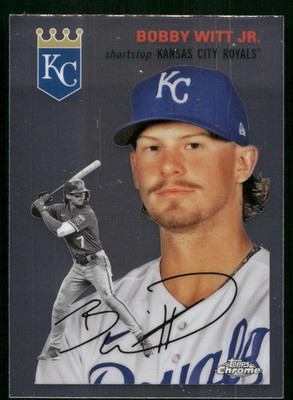 Bobby Witt Jr. - 2023 Topps Chrome Baseball - 1975 Topps #262