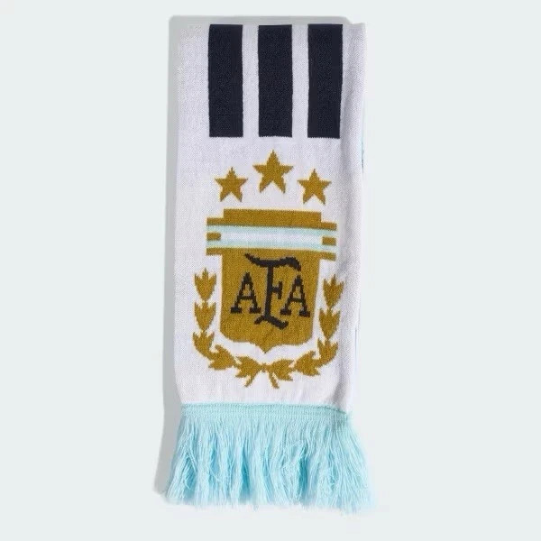 New Adidas Argentina National Team 2026 Soccer Scarf World Cup 26 Blue KE1385
