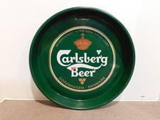 Vtg. Carlsberg Beer Tray Copenhagen Denmark