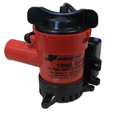 Johnson Pump 08203-00 Johnson Pump 1250 GPH Ultima Combo Pump 1-1-8 .in Hose 12V