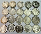 Lot Of 20-90% Silver Roosevelt Dimes Various Dates/Mints.