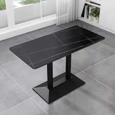 Gastronomiemöbel Esszimmertisch  Küchentisch für schwarzschwarz2 120*60*75CM
