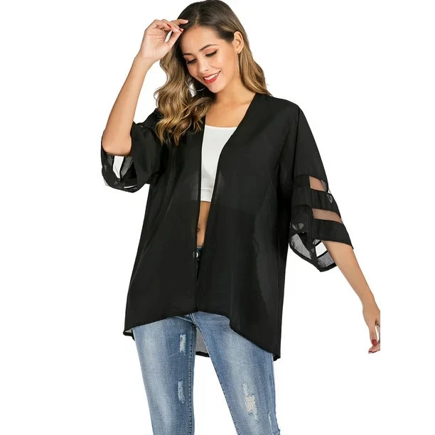 Three-Quarter Bell Sleeve Top – Elegant Flare Design for Women’s Daily Wear - Image 2 of 4