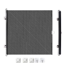 Large Pet Dog Baby Safe Gate Mesh Fence Retractable Guard Indoor 49.21 inch