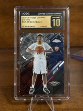 2025-26 Topps Chrome #GT-25 - Derik Queen RC Go Time Pelicans CGC Pristine 10