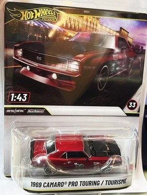 Hot Wheels Premium 1:43 no.33 (1969 Camaro Pro Touring/Tourisme)