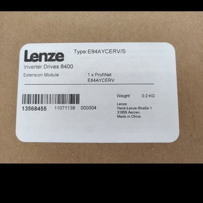 E84AYCERV/S Neu Versiegelt Lenze DRIVES 8400 EXTENSION MODULE E84AYCERV/S