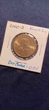 2000-D Sacagawea Dollar. Off center obv.
