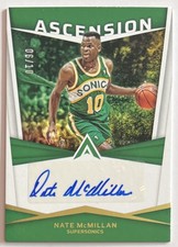 Nate McMillan 2022-23 Chronicles Ascension Gold Autograph #’D 06/10 #AA-NMC