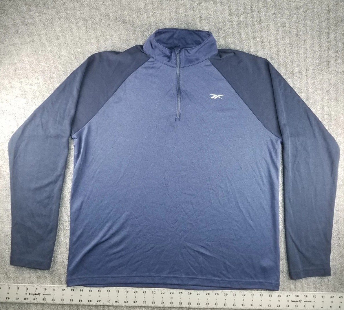 Reebok Pullover Jacket Half Zip Blue Active - image 1