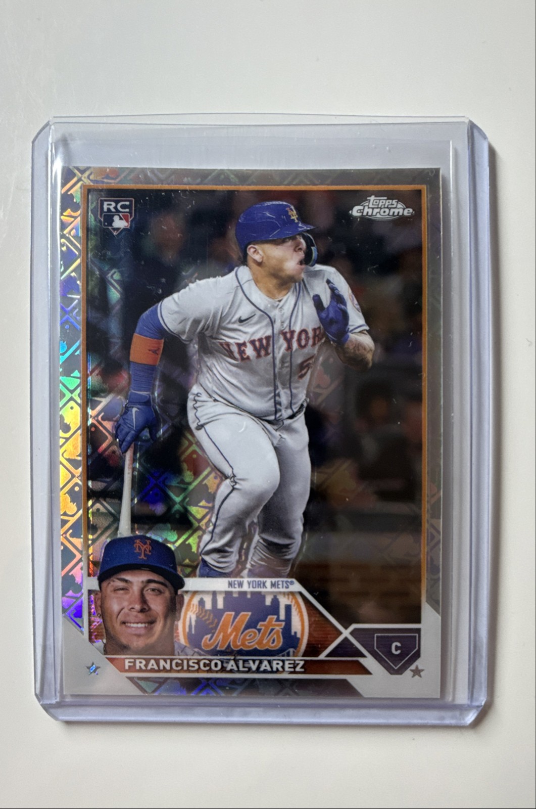 2023 Topps Chrome Logofractor Edition - Francisco Alvarez #203 (RC)