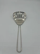 Vintage Fry Daddy Metal SLOTTED SCOOP Strainer Spoon Ladle Spatula 10.5"