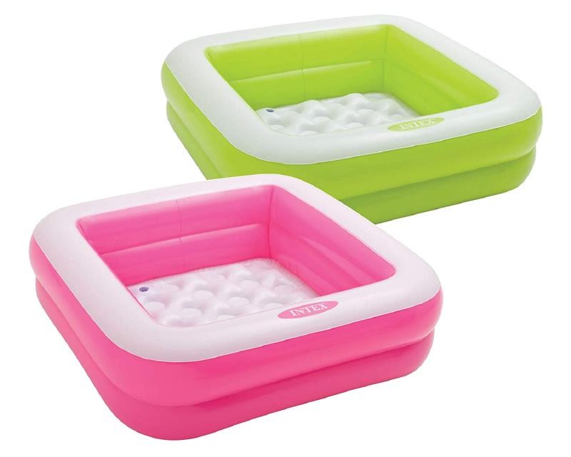 Piscina Baby Cuadrada 86X86X25CM Colores Asortidos Intex