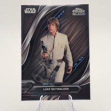 2024 Topps Chrome Black Star Wars 3 Luke Skywalker
