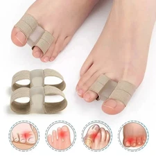 2PCS Hallux Valgus Bunion Corrector Orthopedic Adjuster Brace Foot Toe Separato
