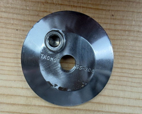 Thompson Sanitary Tri-Clamp 1-1/2 inch Cap w/ Two 1/8" NPT Ports 304 Stainless