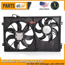 Fit 2005-2016 Volkswagen Jetta 2006-2018 Passat Radiator Cooling Dual Fan
