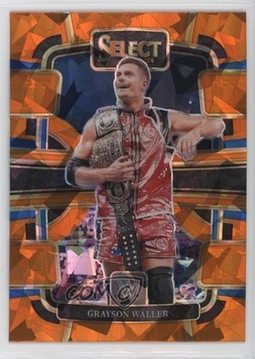 2024 Panini Select WWE Concourse Orange Ice Prizm Grayson Waller #44 1l0h
