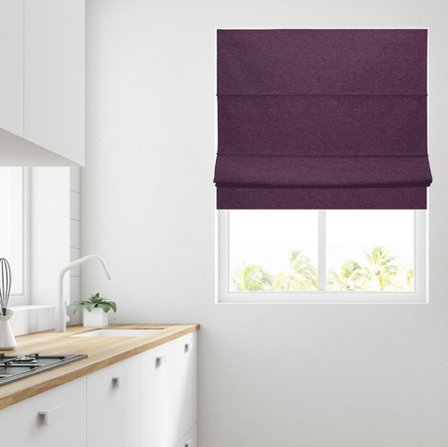 Soft Textured Ara Roman Blinds - Choice of Deluxe or Standard Headrail - Picture 86 of 96