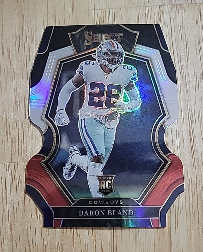 2022 Select DARON BLAND Red & Black Die Cut #130 Premier Rookie Cowboys SP