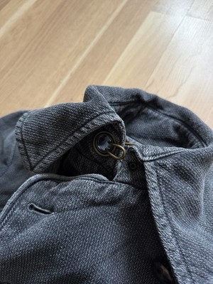 Diesel Military Napoleon Jacket Vintage 2000s Grey Women Archive