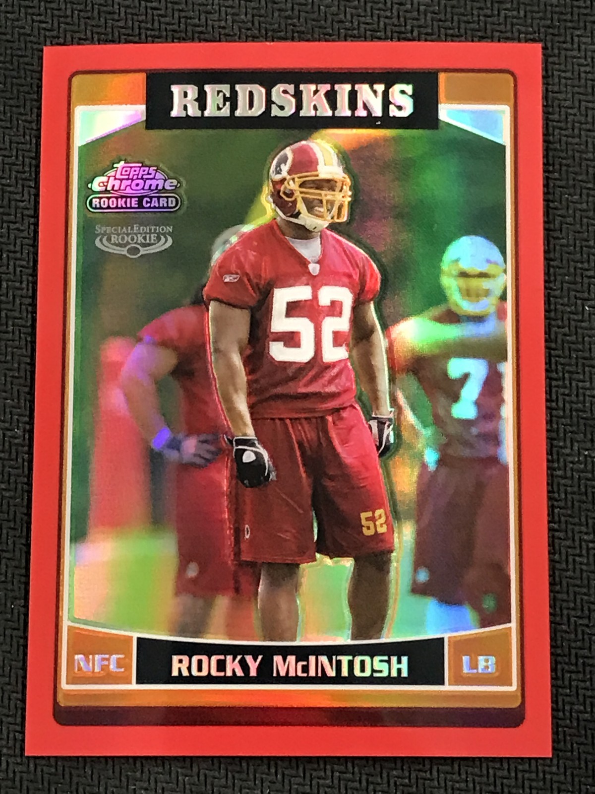 Rocky McIntosh Topps Chrome #192 Red Refractor